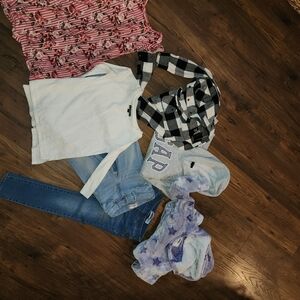 Girls size 7-8 clothing bundles
